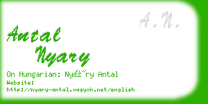 antal nyary business card